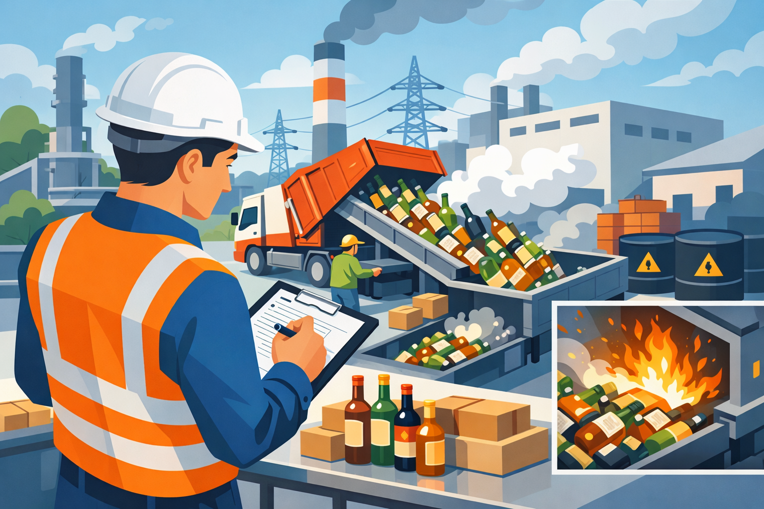 Утилизация алкогольной продукции